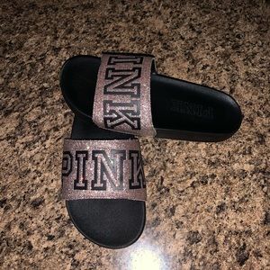 Victoria’s Secret pink slides